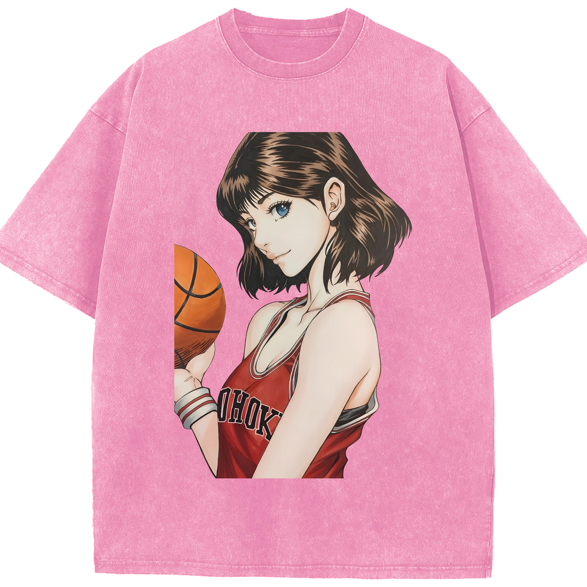 （画像用） SLAM DUNK／スラムダンク 綿100% ヴィンテージ風 半袖Tシャツ（フロントプリント）